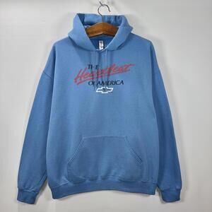 Light Blue Chevrolet “Heartbeat of America” Hoodie - XL